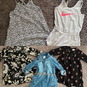 Girl Dress/Romper Bundle 3T (5-piece)